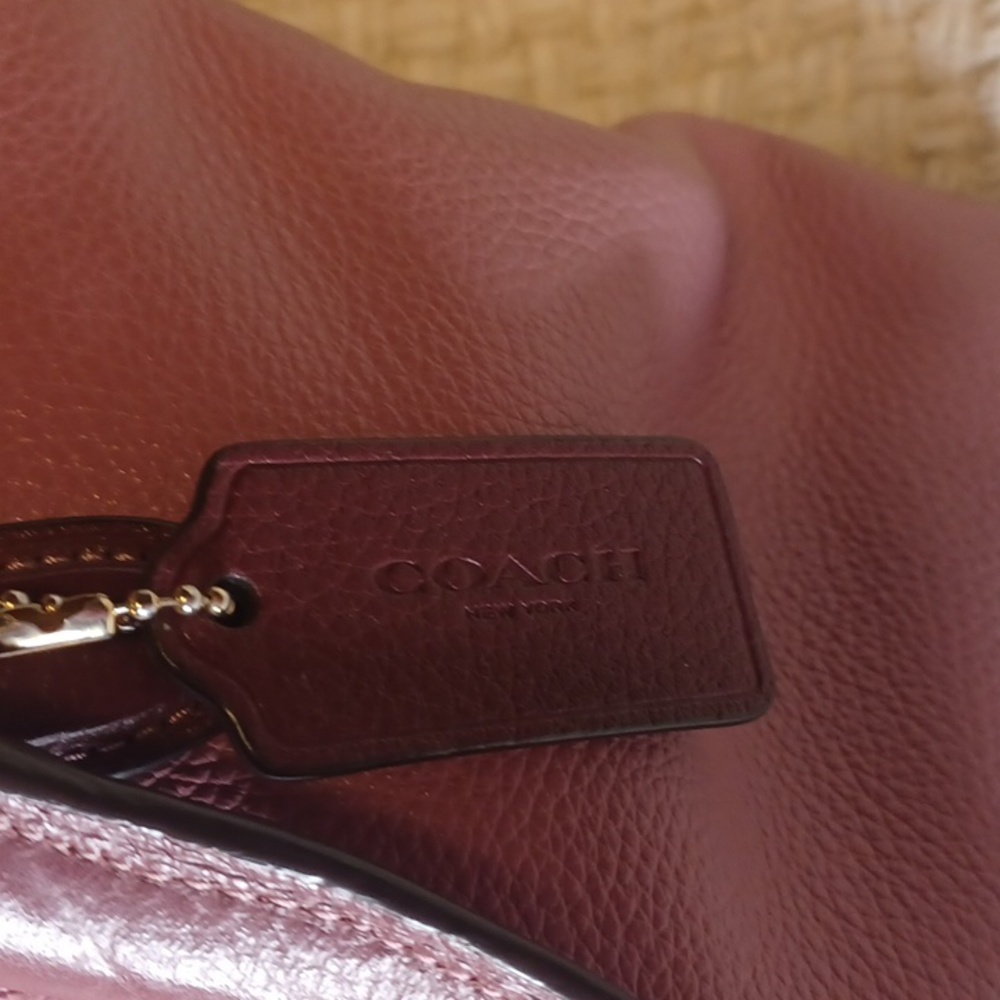 Coach Remi Rose Leather Women's Bag - Picture 3 of 9